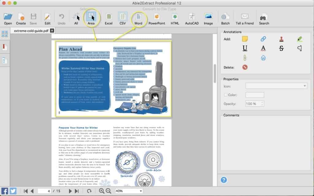hiw to convert multiple page pdf to word for mac